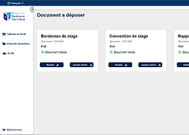 Site gestion de stage